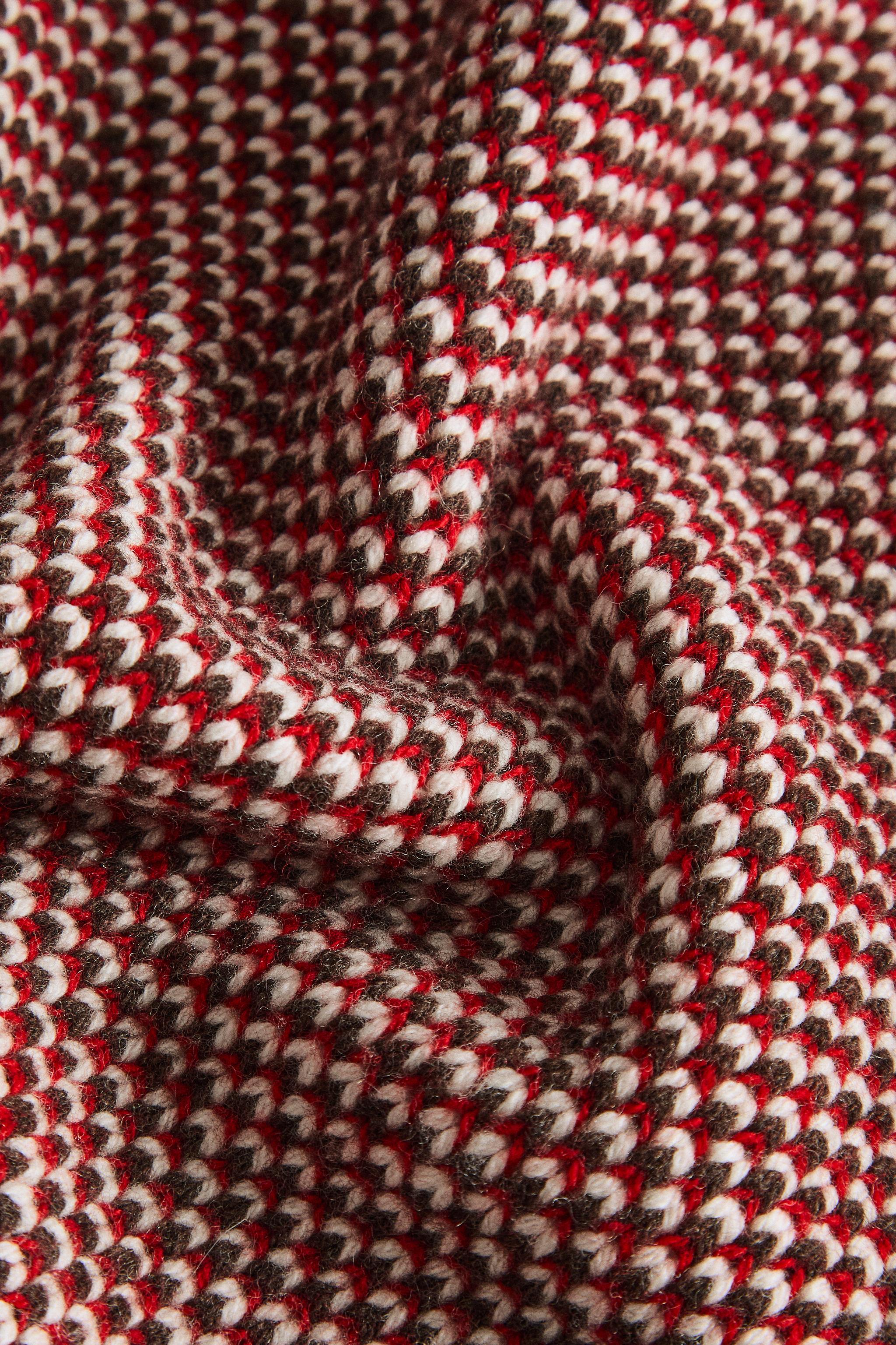 CHRISTMAS JACQUARD KNIT BLANKET