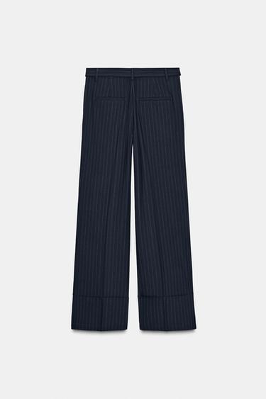 PANTALON À RAYURES TENNIS AVEC CEINTURE - rayures de Zara - Image 6