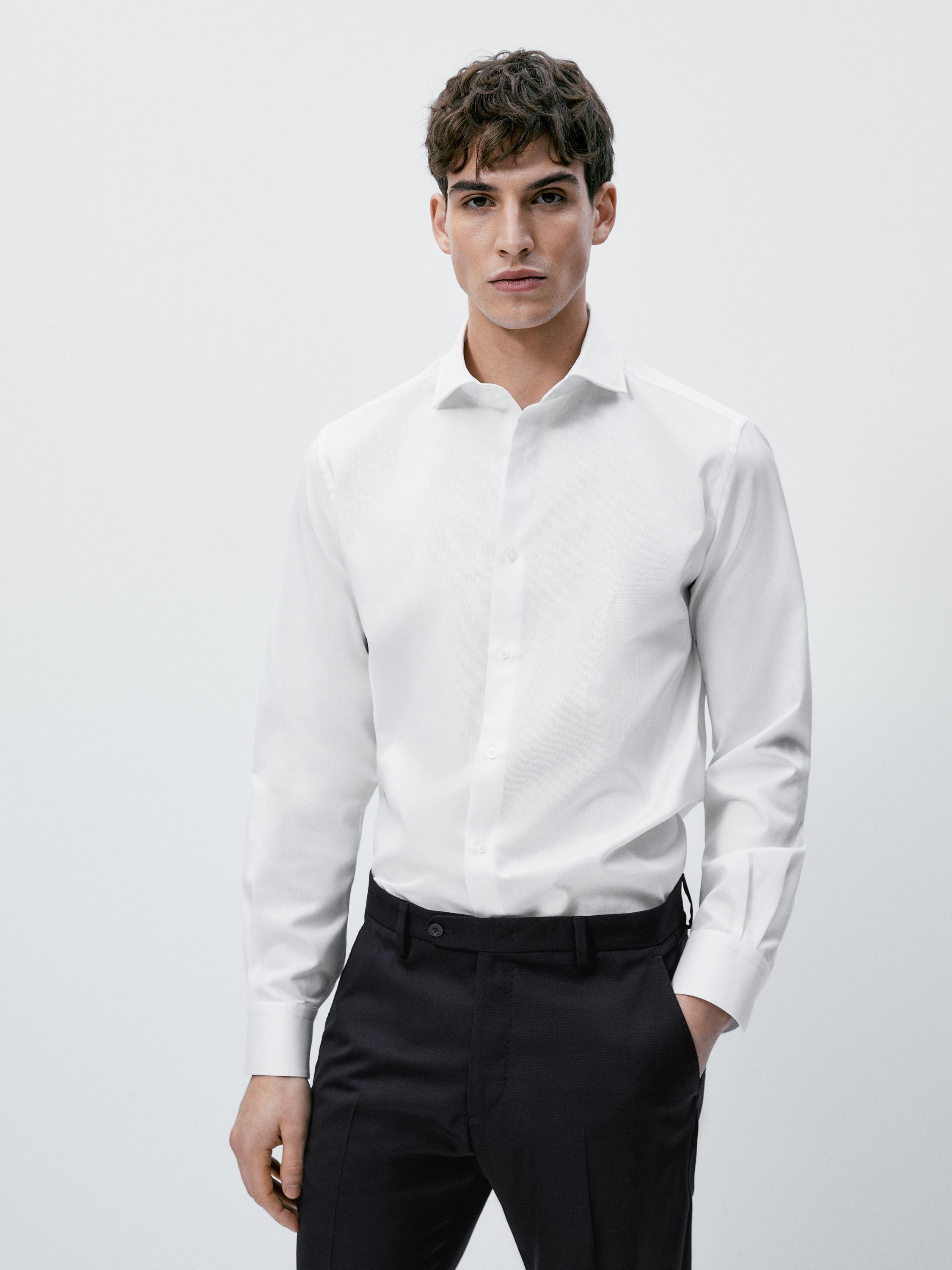 Regular fit easy iron shirt