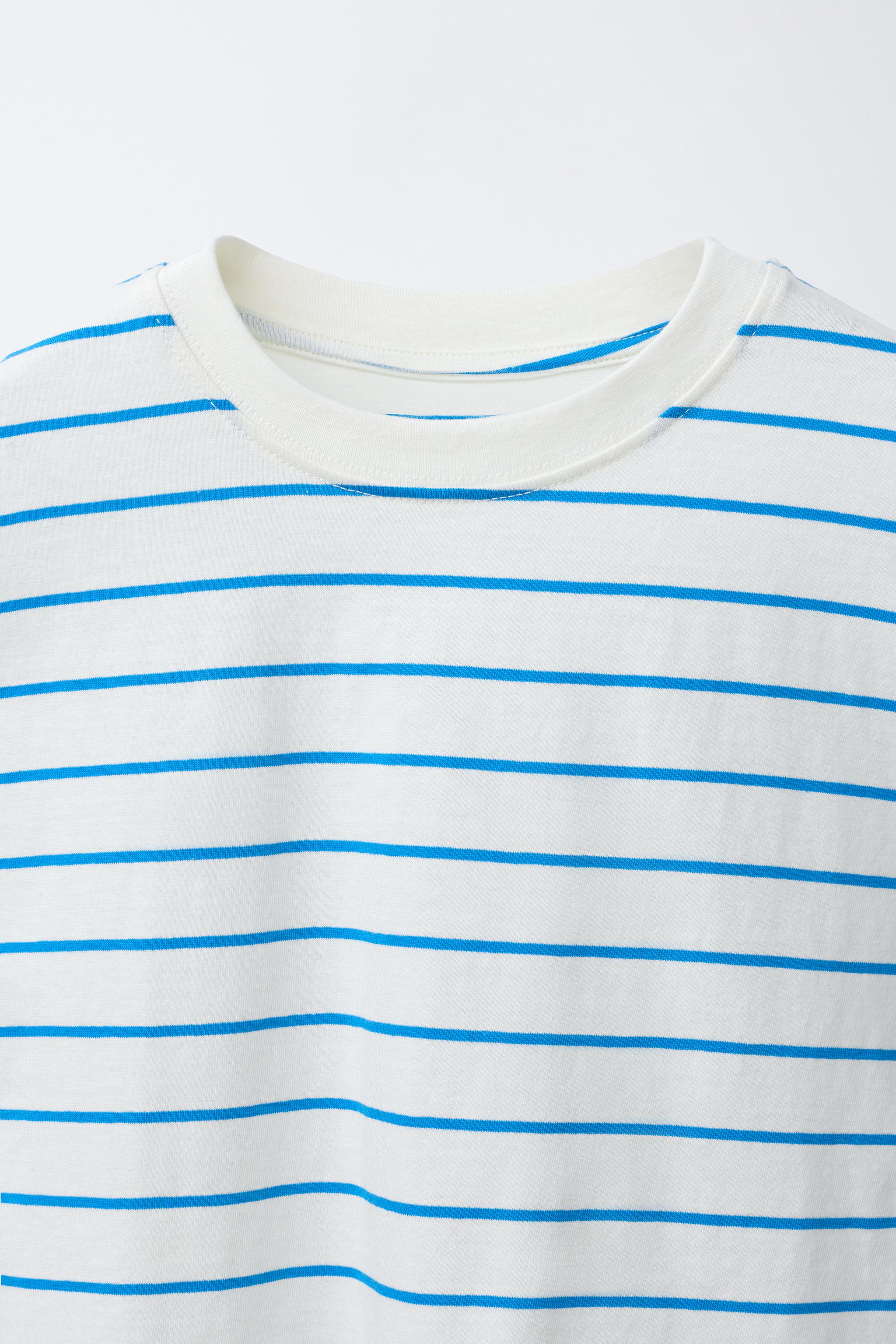 THREE-PACK OF BASIC AND STRIPED SHORT SLEEVE T-SHIRTS
