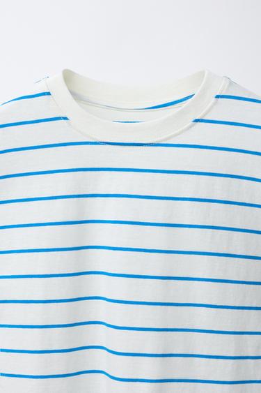 3-PACK OF PLAIN AND STRIPED SHORT SLEEVE T-SHIRTS - Light lime green by Zara - Image 3