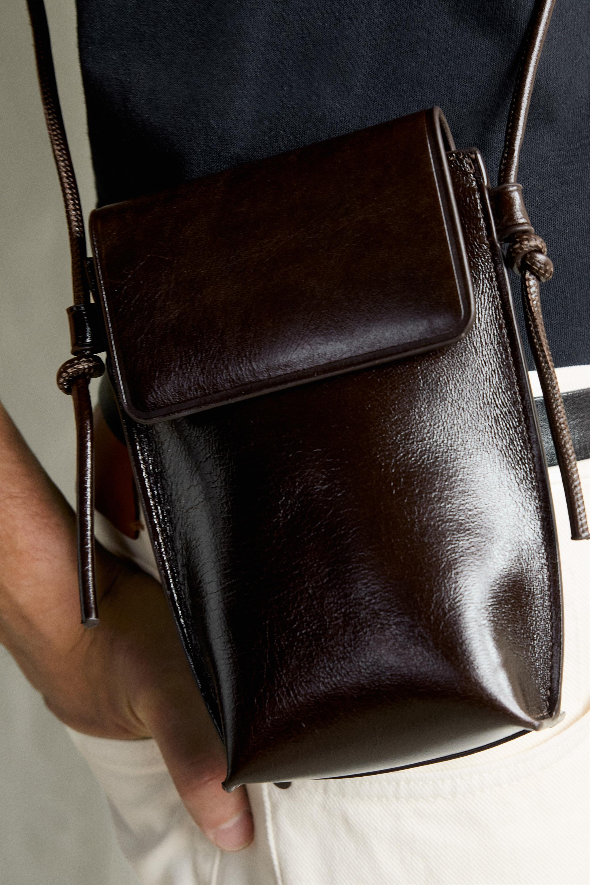 LEATHER CROSSBODY BAG