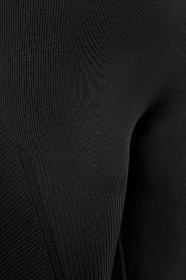 COLLANT COMPRESSIF PREMIÈRE COUCHE SKI - Noir de Zara - Image 7