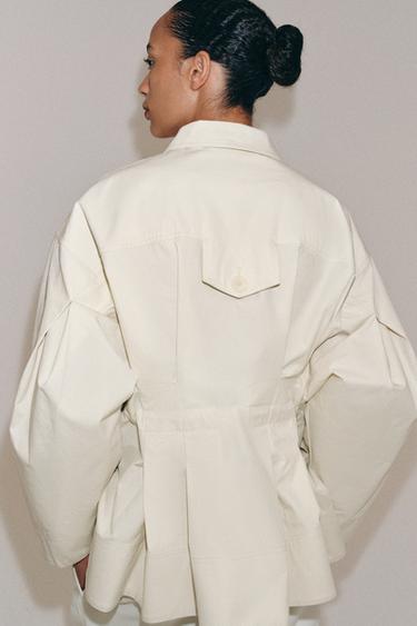 ZW COLLECTION POCKET JACKET - Light tan by Zara - Image 5