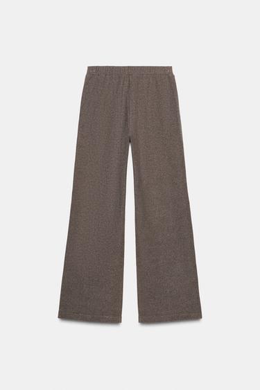 PANTALON LARGE SOFT - Vison de Zara - Image 4