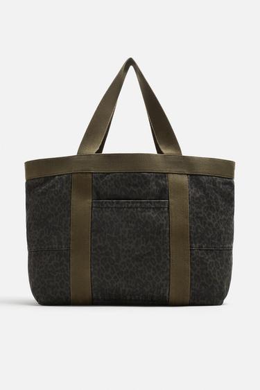 BOLSO SHOPPER ESTAMPADO ANIMAL - Multicolor de Zara