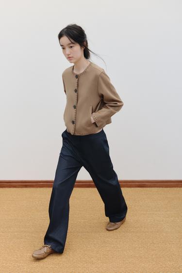 ZW COLLECTION デニムジョガーパンツブルーZaraのZW COLLECTION デニムジョガーパンツ - ブルー 