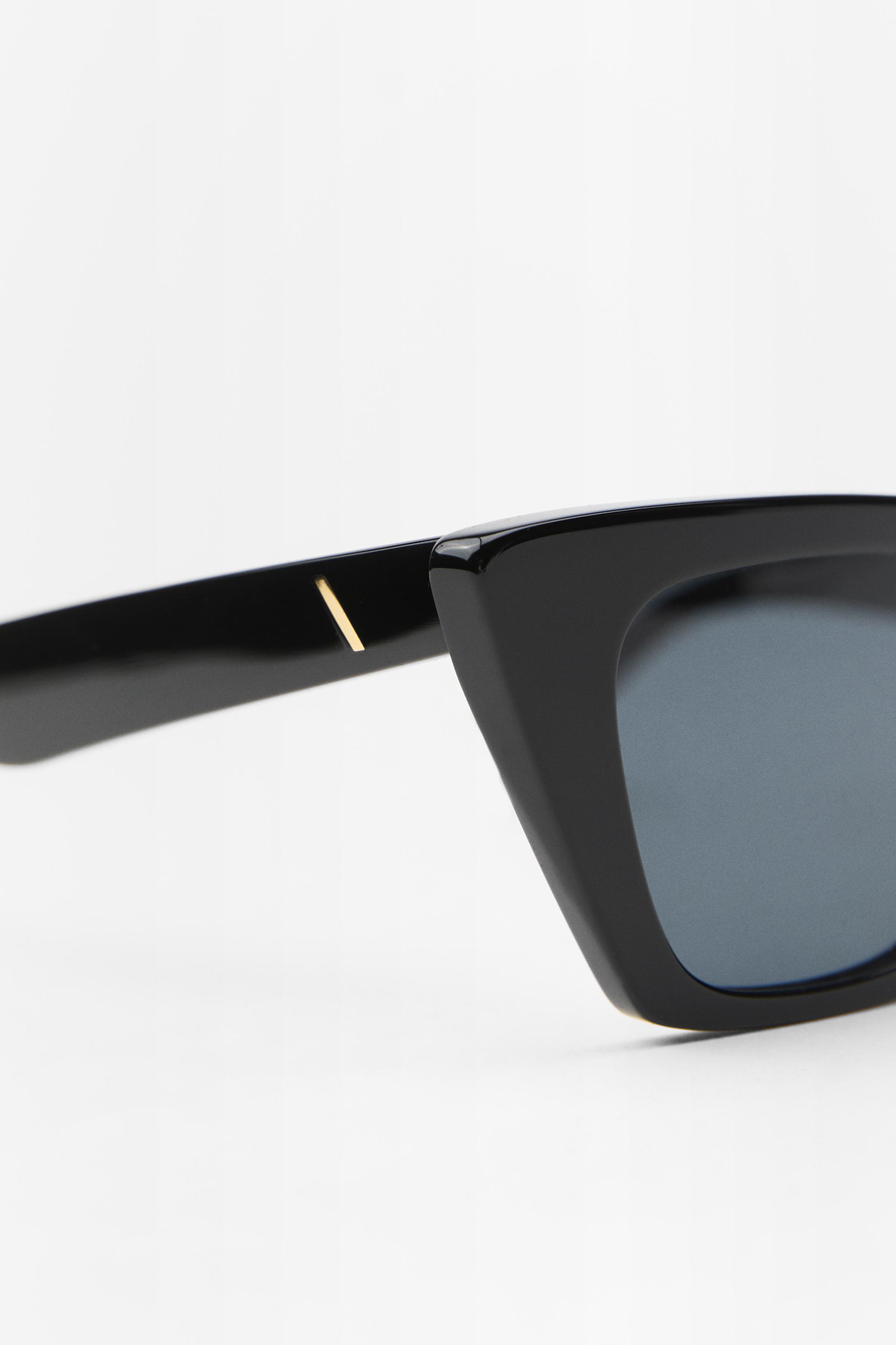 ACETATE CAT EYE SUNGLASSES - Black | ZARA Canada