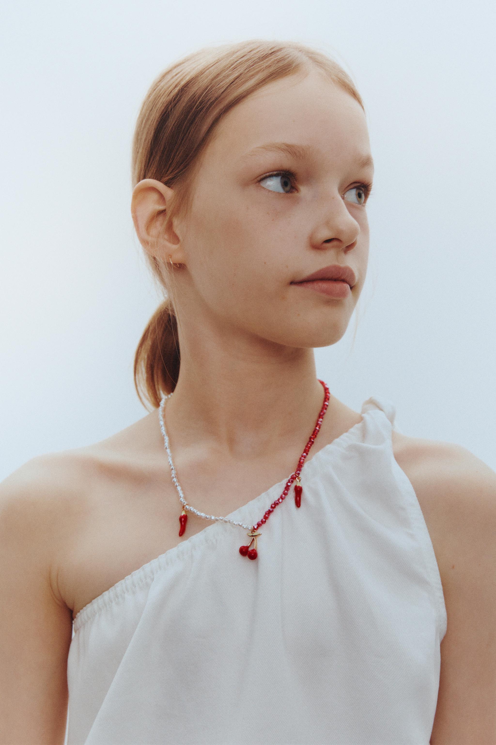 【レイさん専用】Beads Short Necklace 赤 おねコラボ レイさん専用】Beads Short Necklace 赤 おねコラボ $_12.JPG