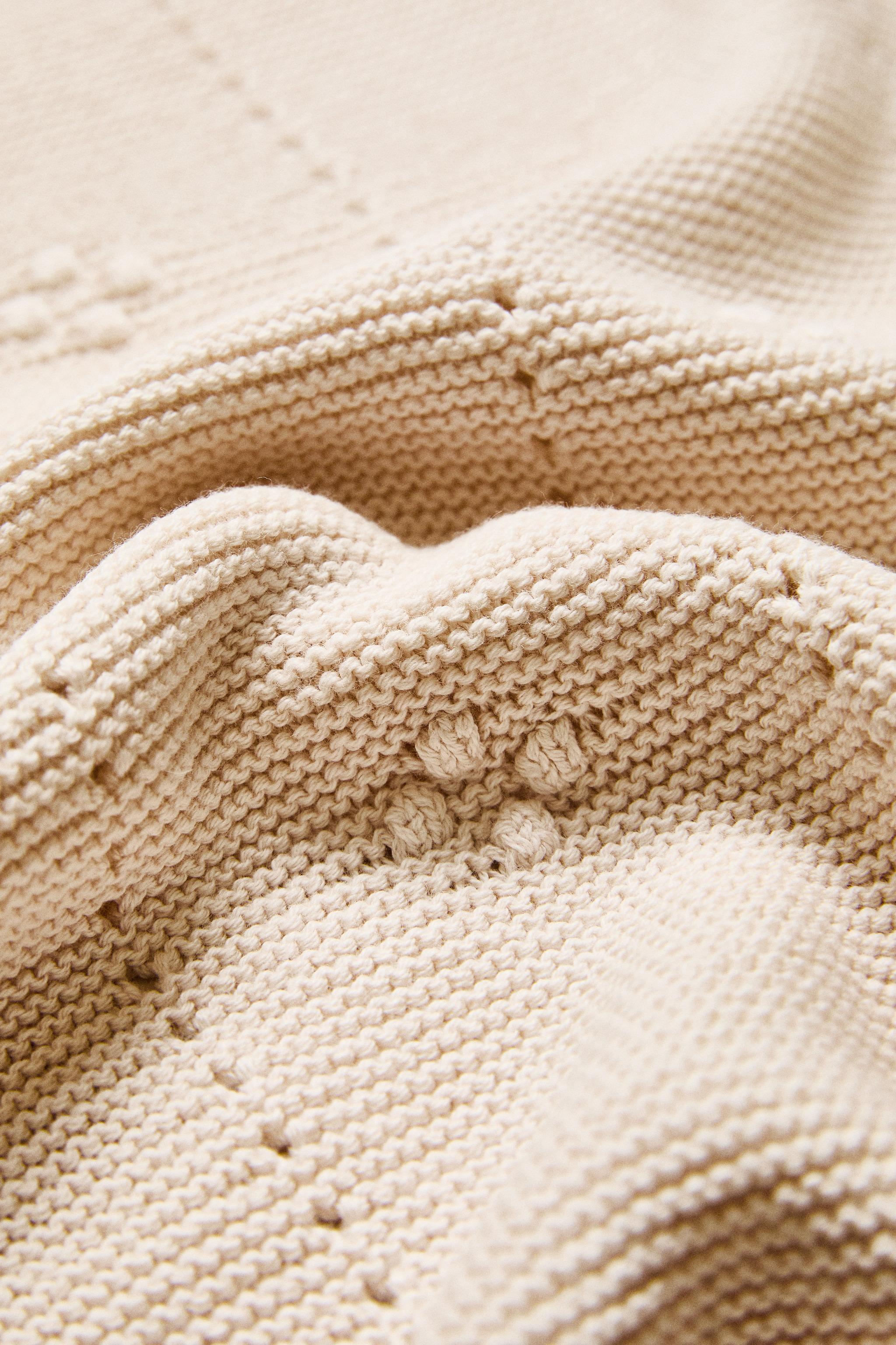 COUVERTURE BÉBÉ COTON AJOURÉ