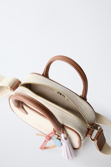 SAC BANDOULIÈRE BOWLING MINI - Marron de Zara - Image 3