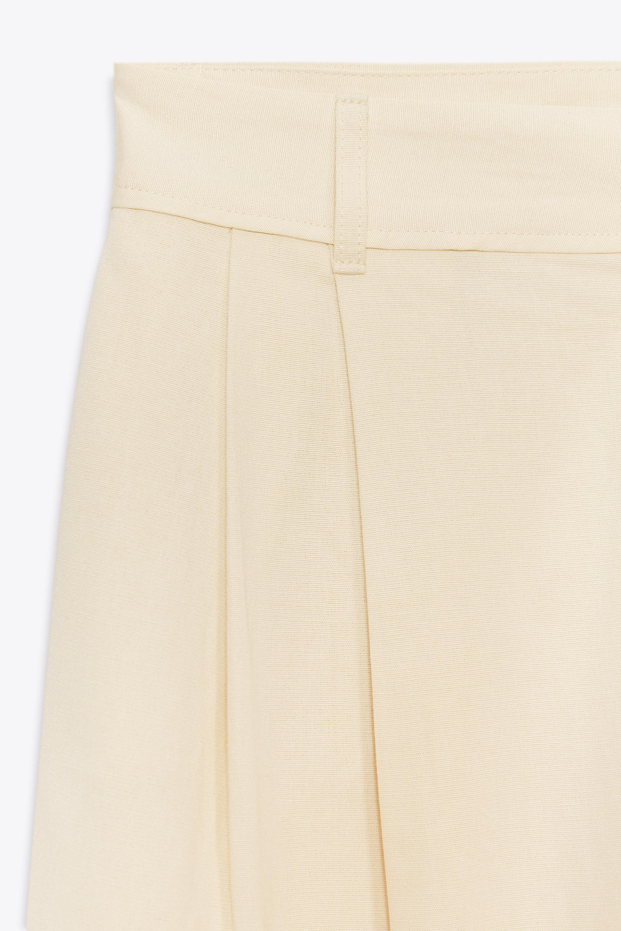 PANTALON À PLIS