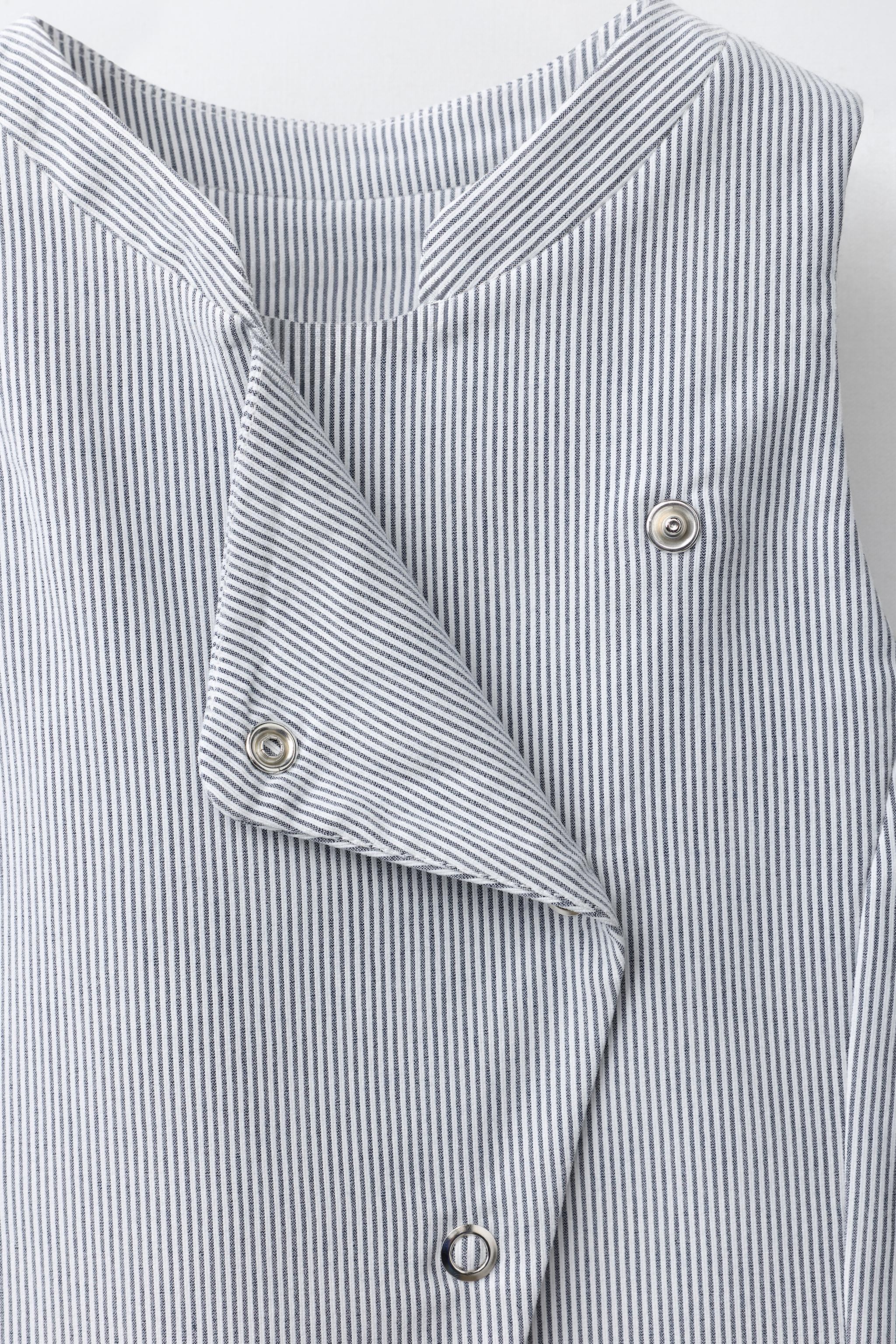 Детские жилеты Zara MANDARIN COLLAR WRAP VEST — фото 6