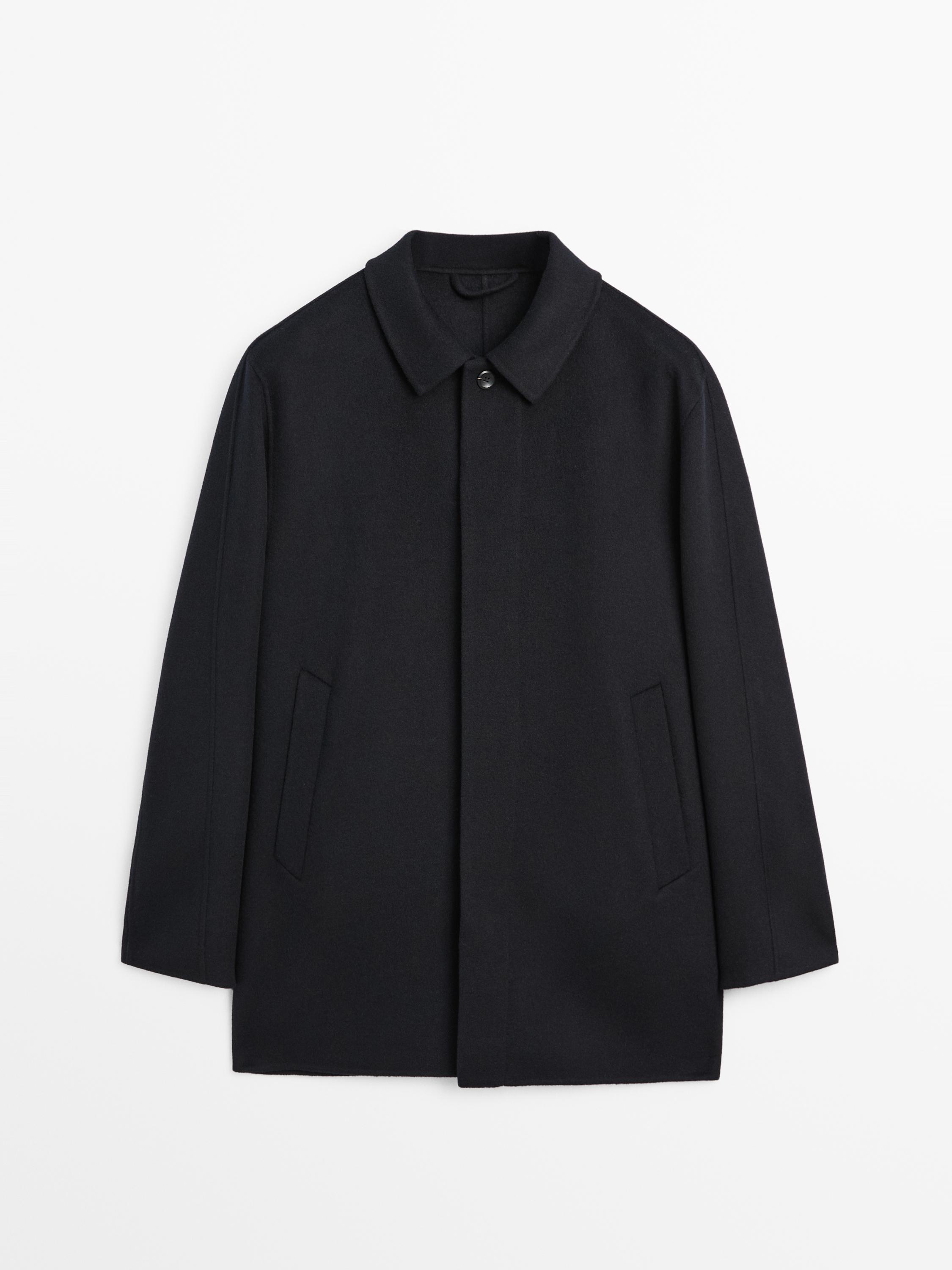 Manteau double en laine mélangée