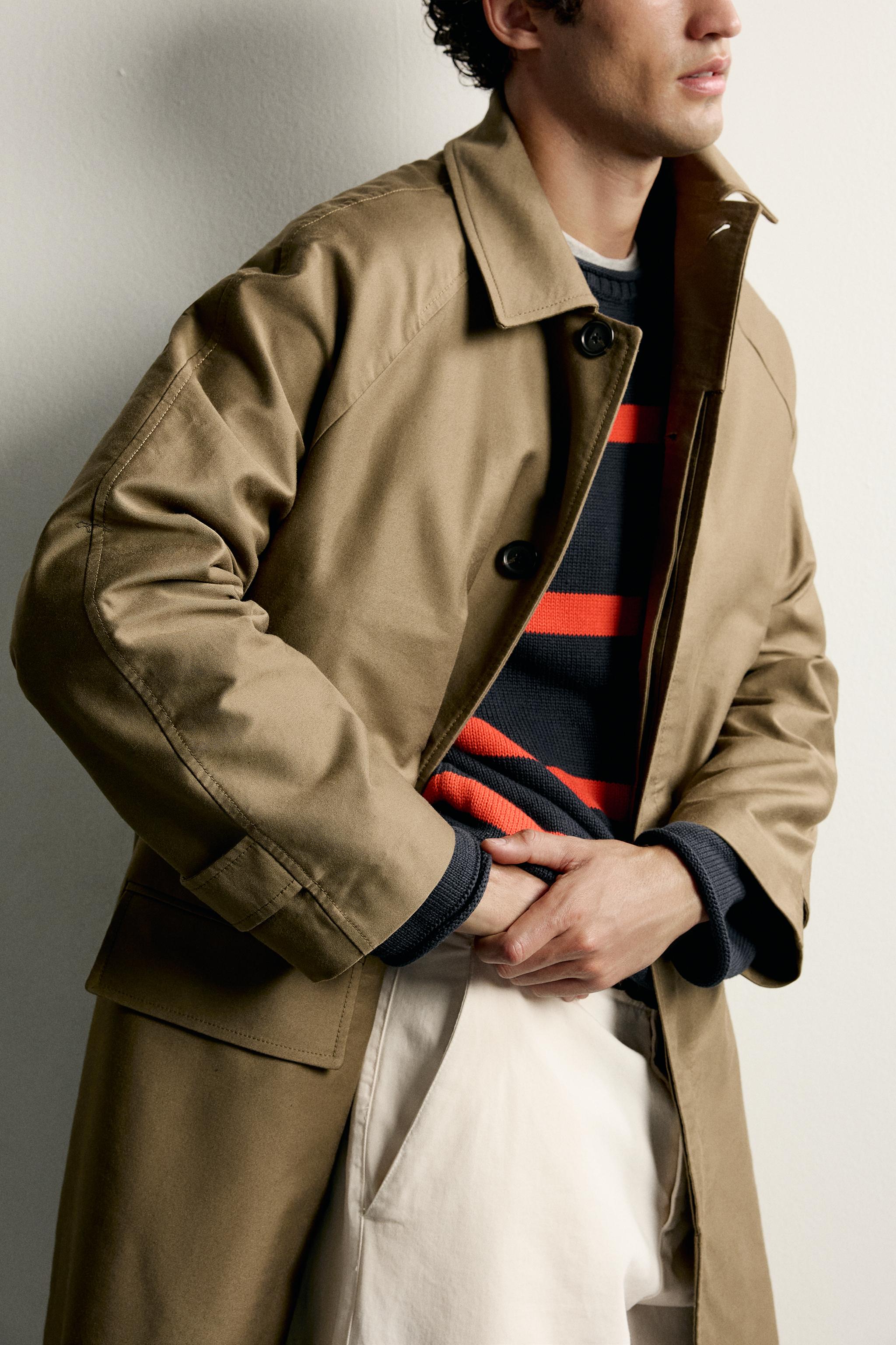 TRENCH REGULAR FIT EN COTON