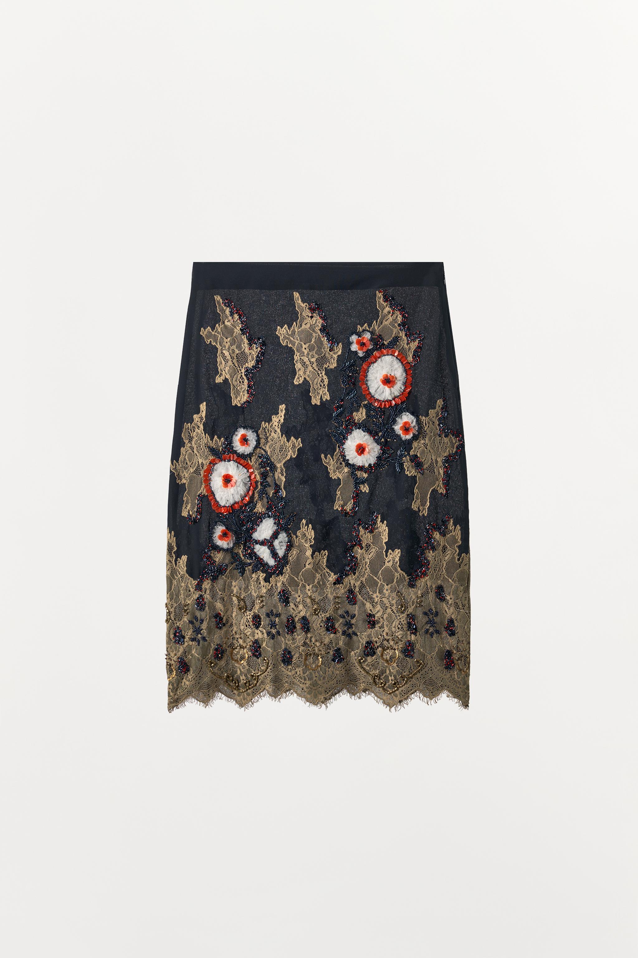 JUPE MIDI FANTASIE DENTELLE ÉDITION LIMITÉE