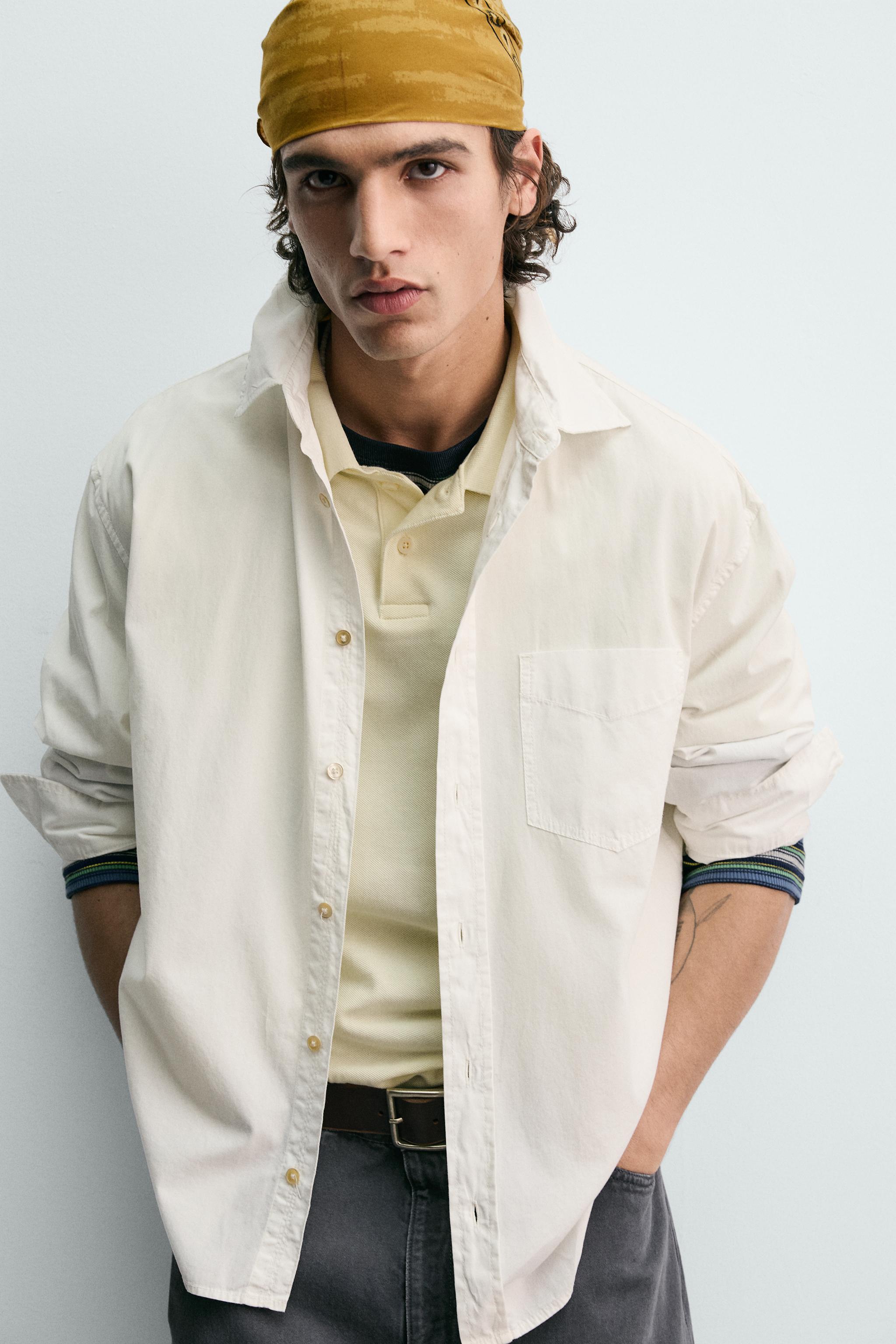 CHEMISE RELAXED FIT EN COTON
