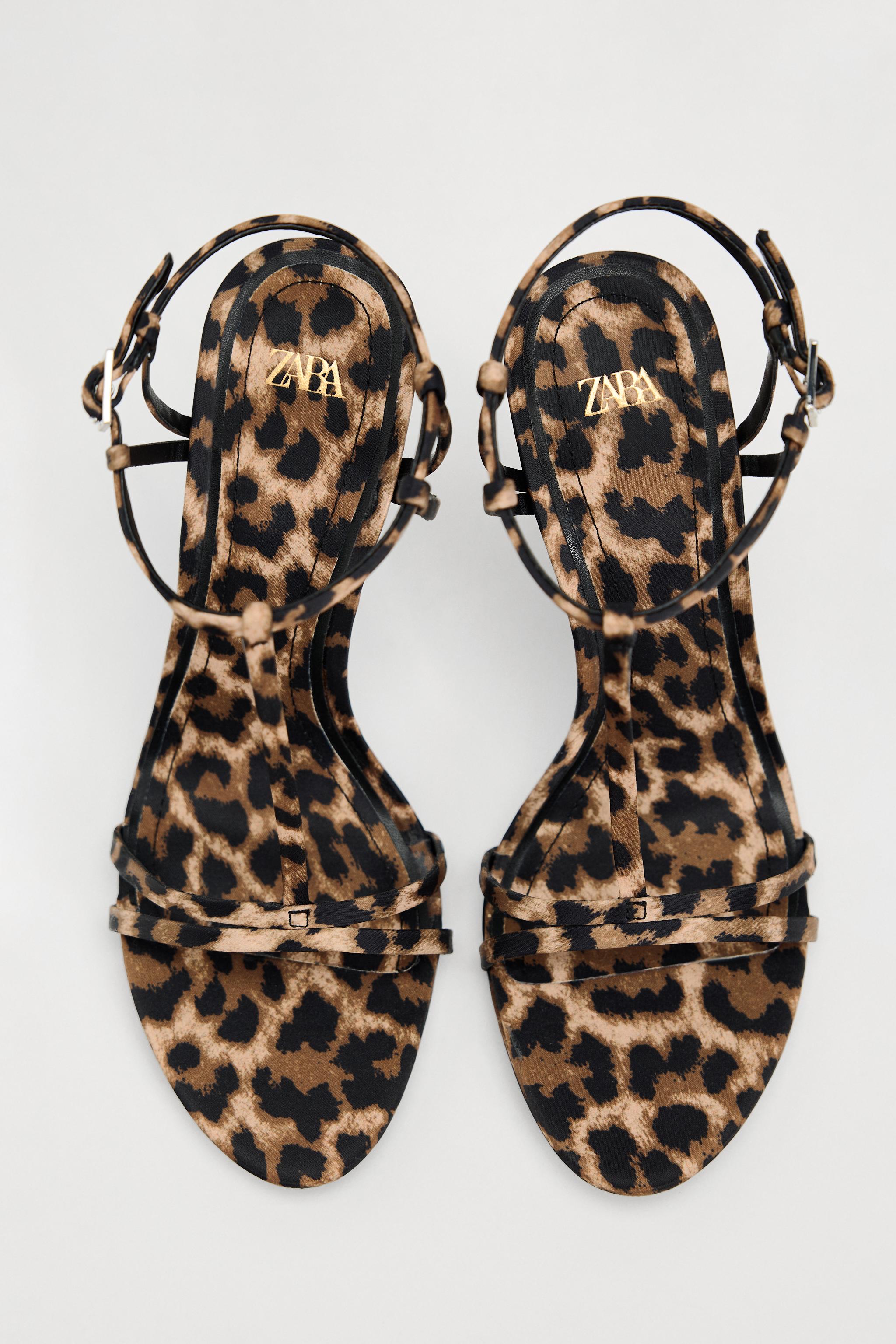 Escarpin leopard zara on sale