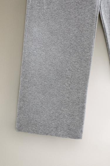 PANTALON LONG EN COTON - Gris de Zara - Image 2