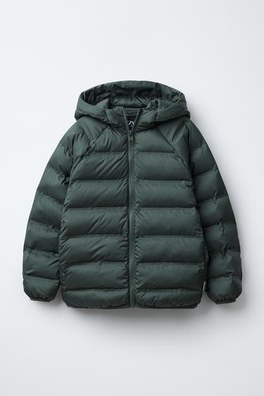 ULTRALIGHT HOODED JACKET - Green by Zara - Image 0