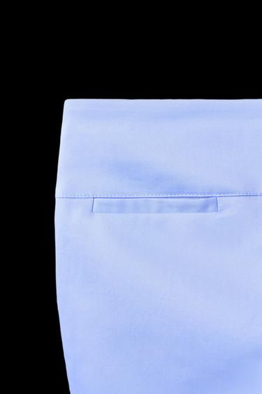 CAPRIHOSE MIT SCHLITZEN - Blau von Zara