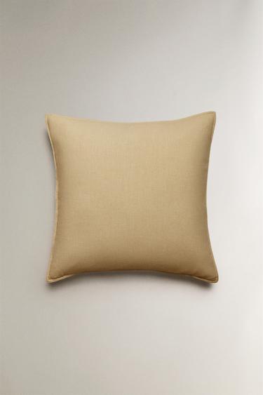 FEDERA CUSCINO LINO E COTONE - Senape di Zara