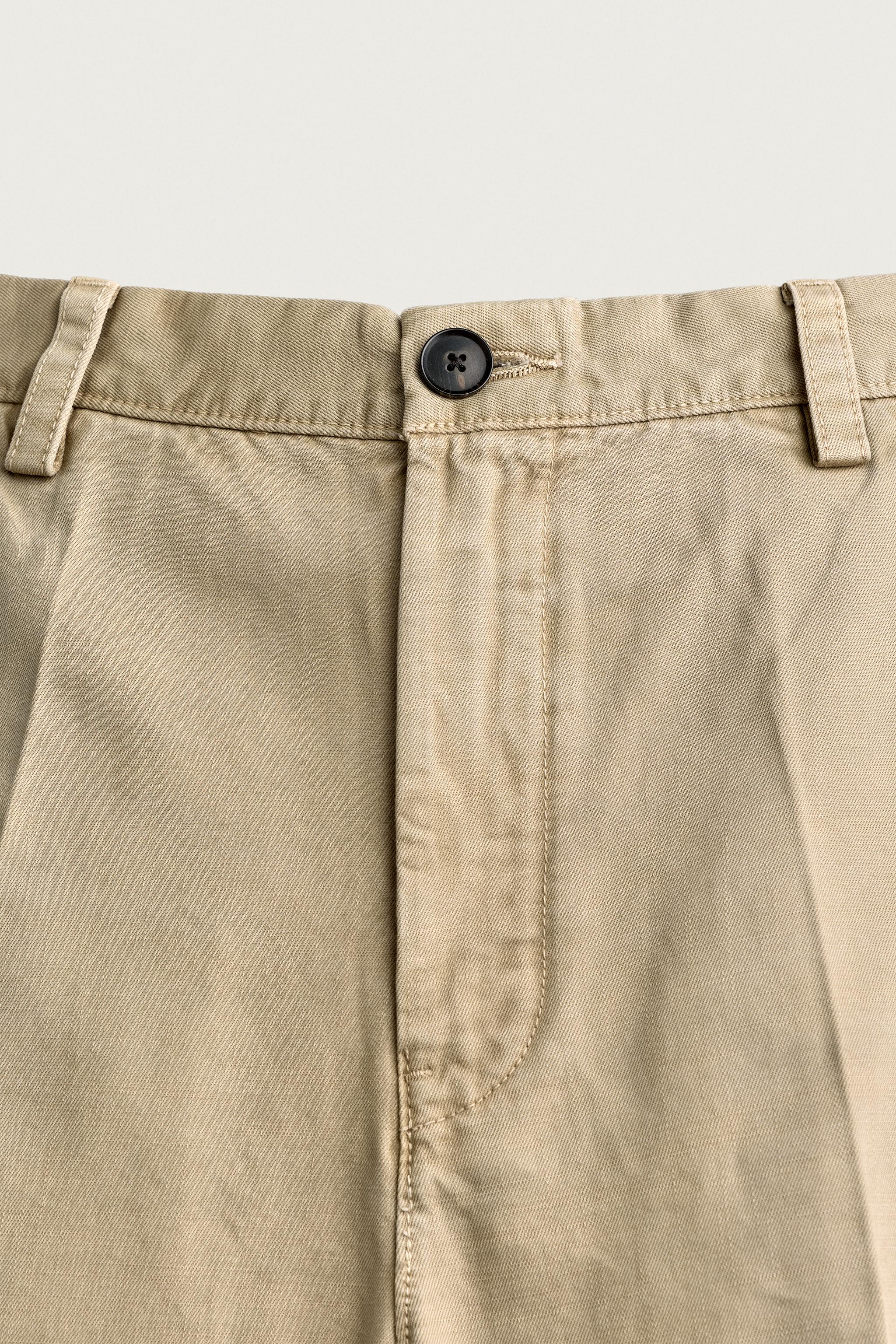 RELAXED-FIT WASHED CHINO PANTS