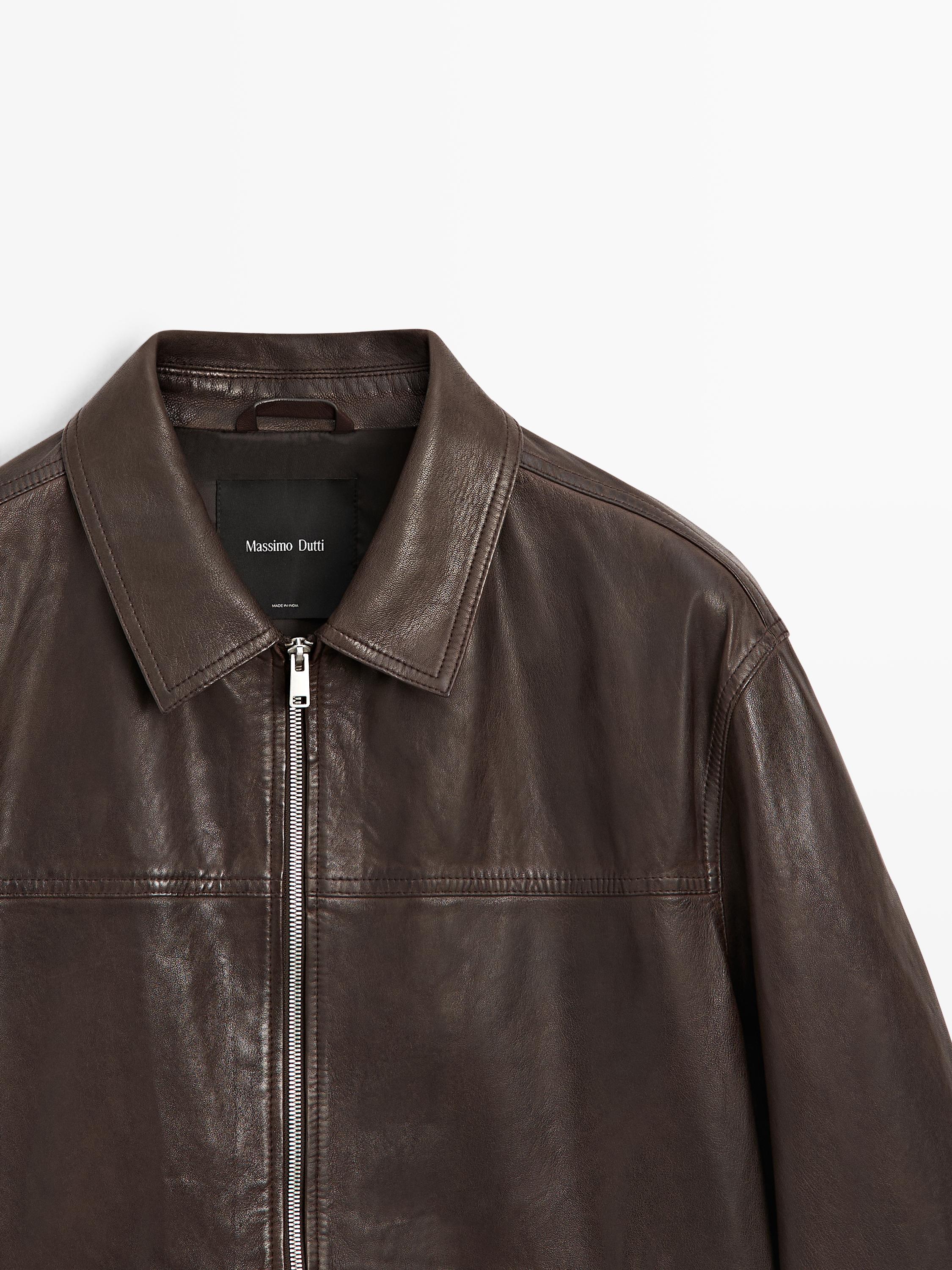 Nappa leather jacket