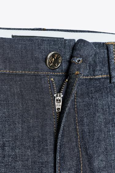 Zara Z1975 BOOTCUT DENIM PANTS - Blue