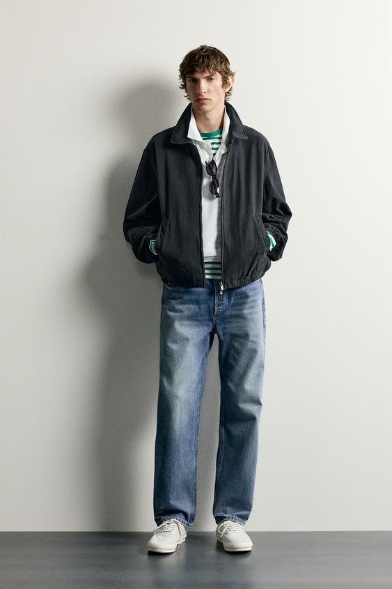 Zara 0FR. PARIS X ZARA WASHED COTTON JACKET - Dark gray - Image 0