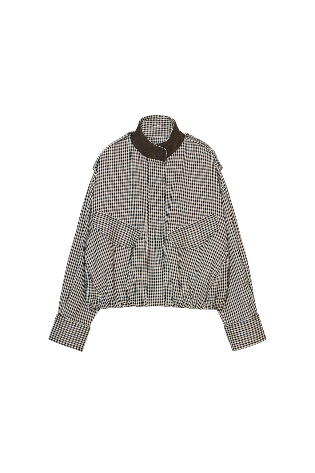 CHECKED ZW COLLECTION BOMBER JACKET - image 3