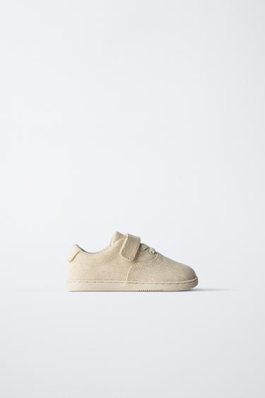 BAREFOOT COTTON PLIMSOLLS - Ecru White by Zara