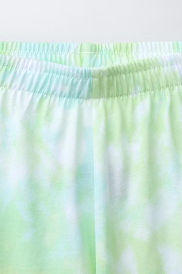 6-14 YEARS/ TIE DYE TEXT PYJAMAS - Green by Zara - Image 6
