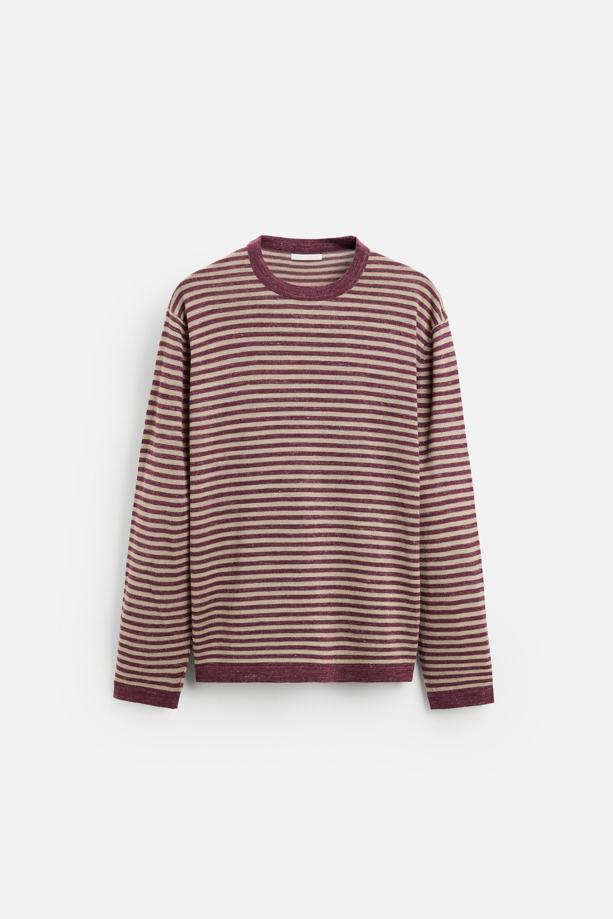 PULL EN JACQUARD À RAYURES