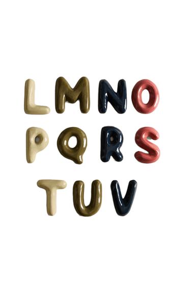 LETTER WALL DECORATION - Multicoloured by Zara