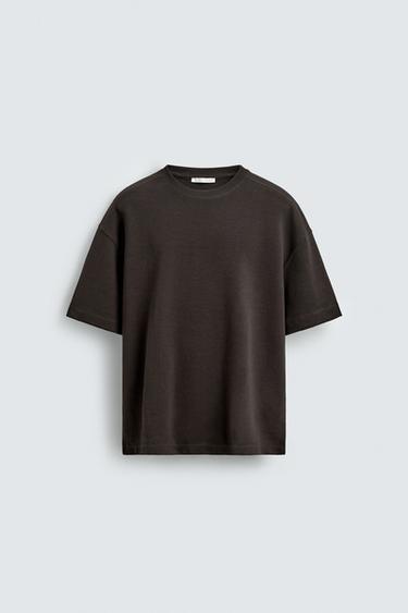 RELAXED FIT INTERLOCK SWEATSHIRT - Dark brown by Zara