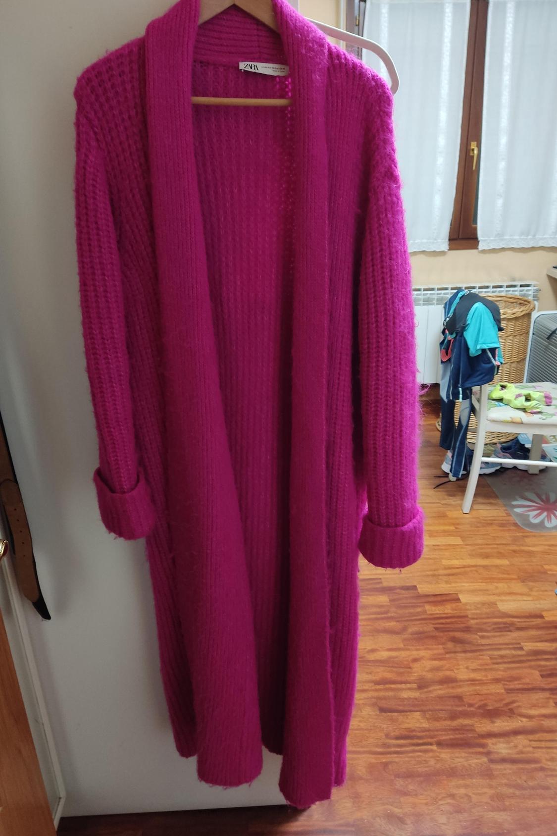 KNIT SCARF COAT - Image 3