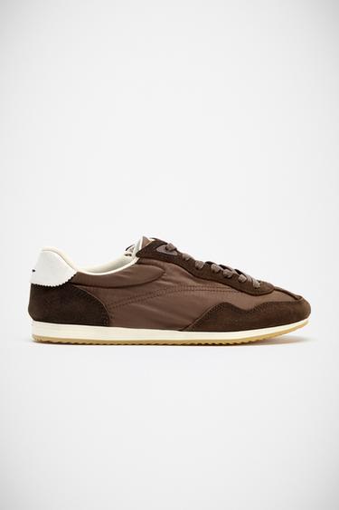 Zara SOFT SNEAKERS - Brown