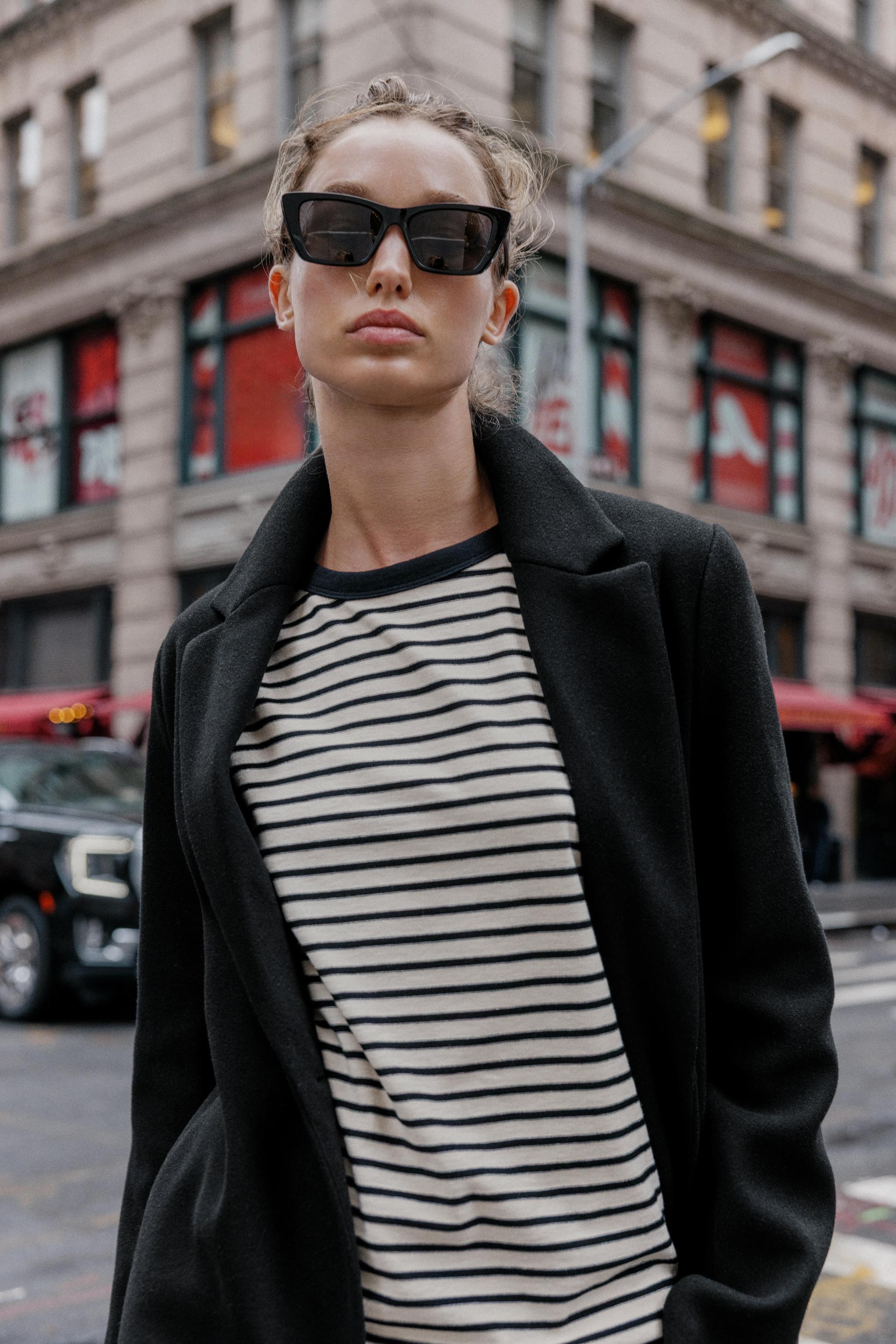 ストライプ柄ロングスリーブTシャツ - ストライプ | ZARA Japan