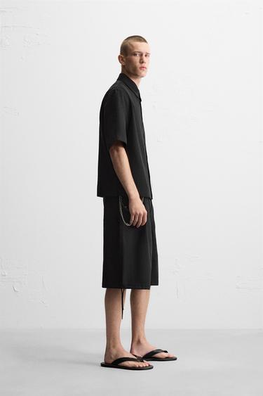CHEMISE JACQUARD ANIMAL - Noir de Zara - Image 3
