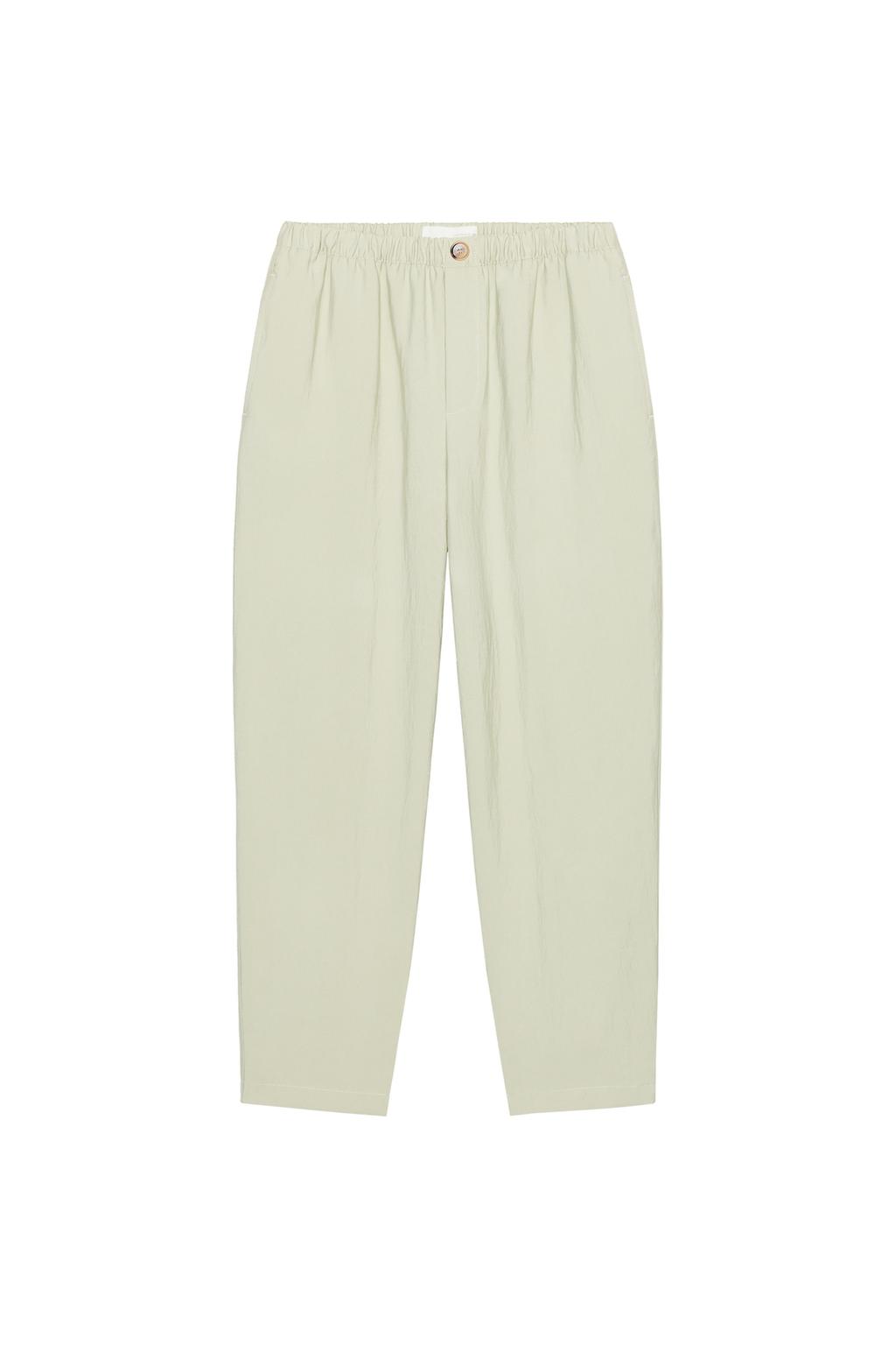 ELASTIC WAIST TAPERED PANTS - image 3