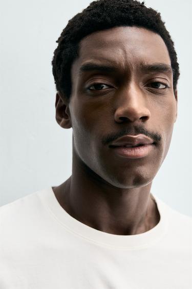 LOT DE 3 T-SHIRTS BASIQUES MEDIUM WEIGHT /02 - Blanc de Zara - Image 8