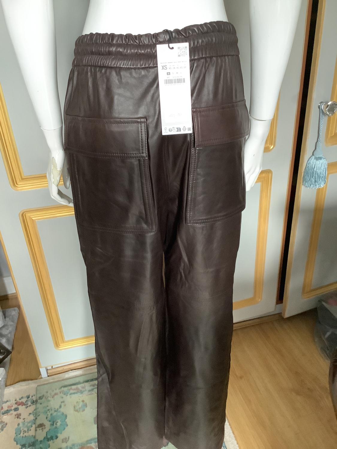 ZW LEATHER COLLECTION JOGGERS WITH ZIP - Image 2