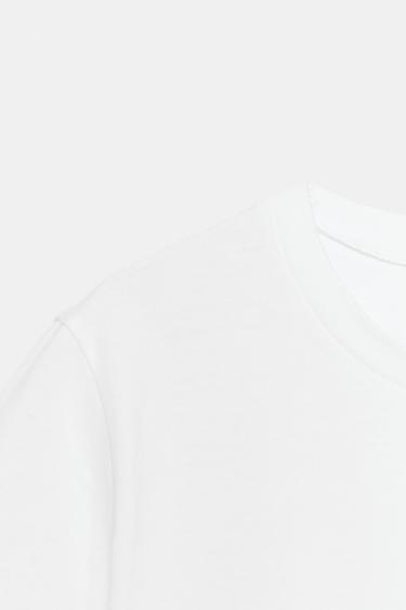 T-SHIRT NŒUDS CONTRASTANTS - Blanc de Zara - Image 6