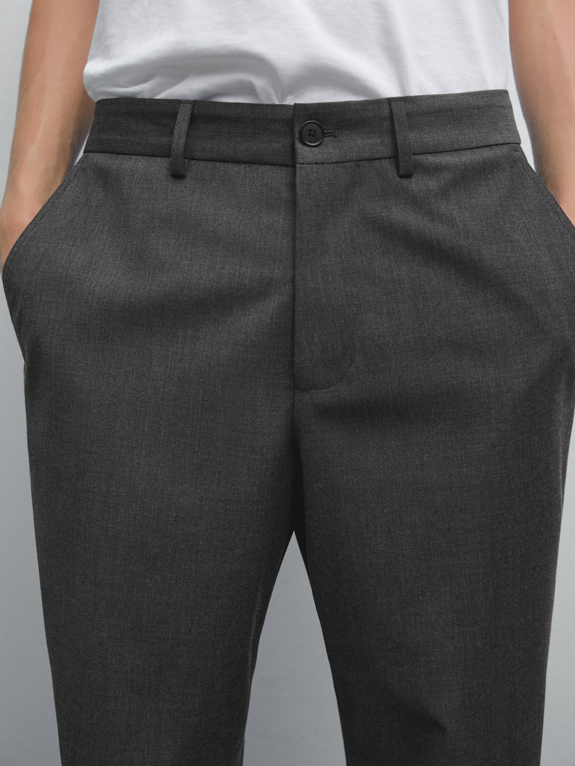 Pantalon laine total look