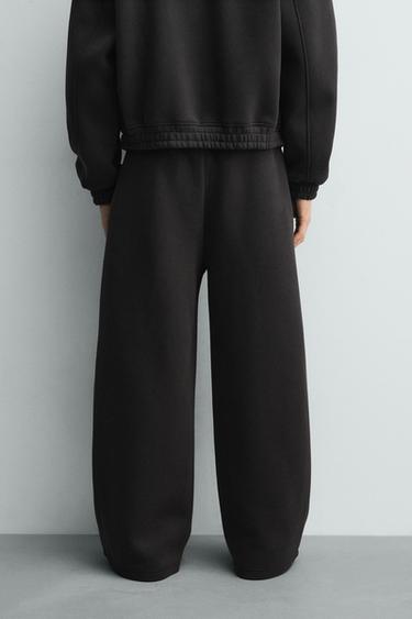 TECHNICAL PLEATED JOGGERS - Black by Zara - Image 2