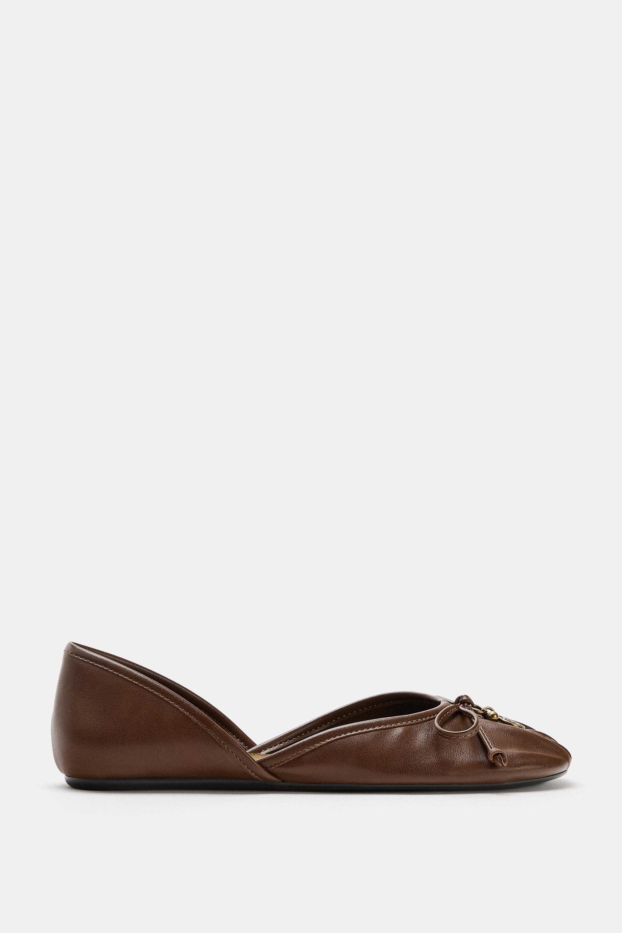 BALLET FLATS WITH BOW DETAIL