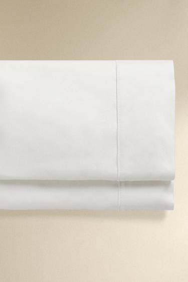 SATEEN FLAT SHEET (500 THREAD COUNT) - White by Zara