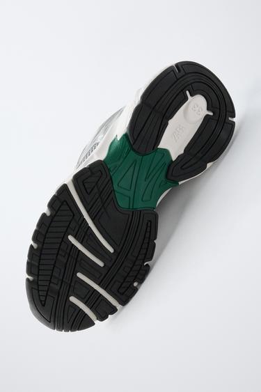 MESH TRAINERS - Green by Zara