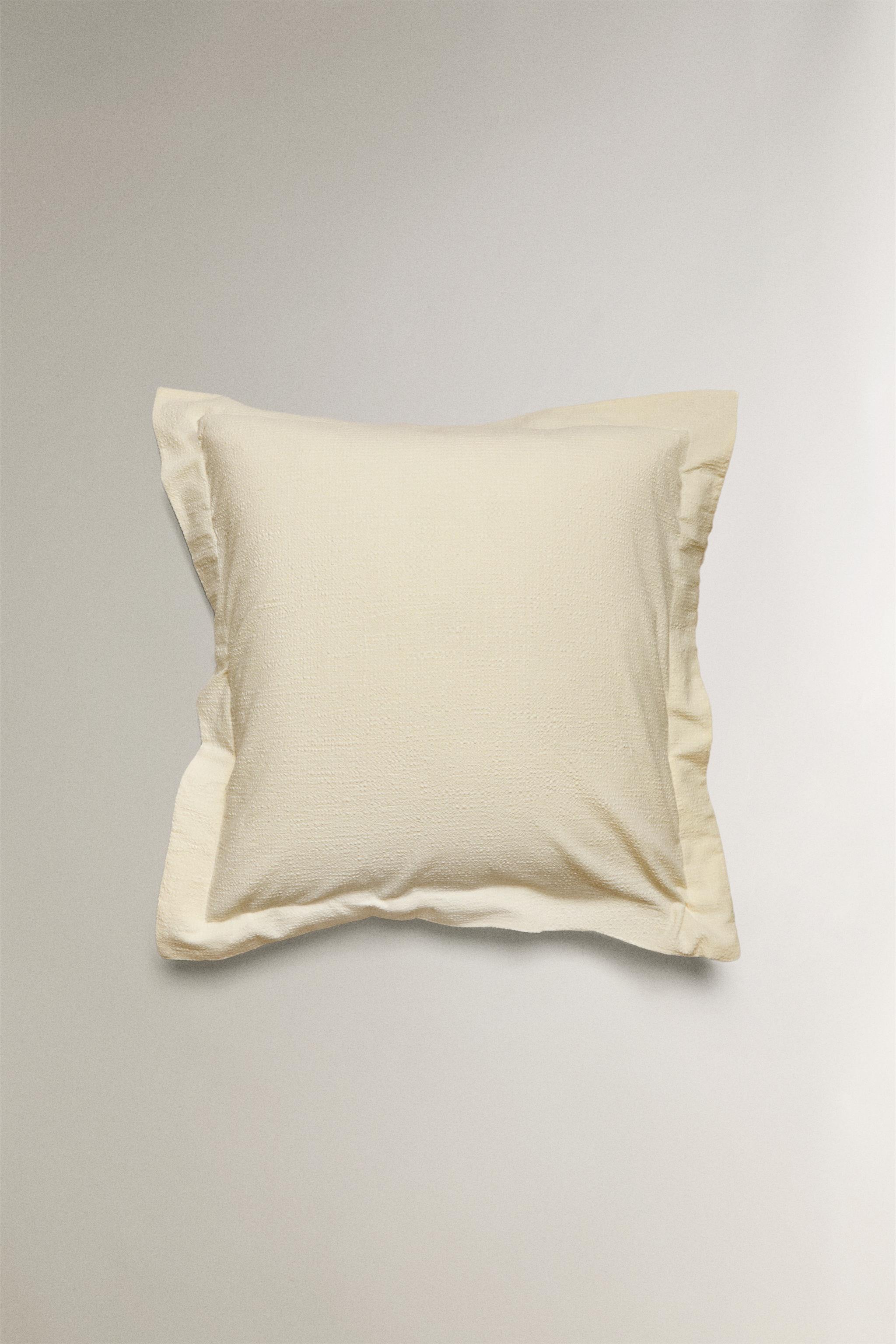 TEXTURED COTTON PILLOWCASE